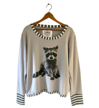 Bamboo sweatshirt - raccoon