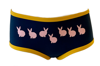 Bunnies! -yellow trim